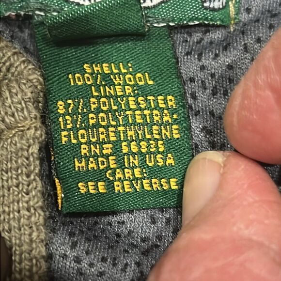 Cabelas windshear 100% wool heavy weight sweater C32 - Picture 6 of 7